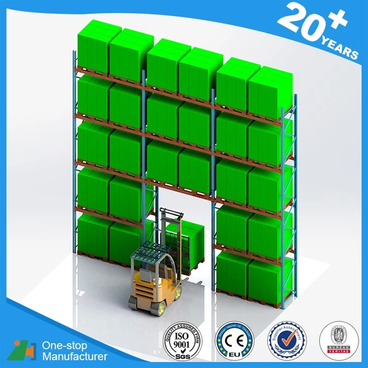 Estantería industrial de alta resistencia Fabricación de estanterías para paletas Equipos de logística Fábrica Almacén Estantes de almacenamiento Estanterías de alta resistencia