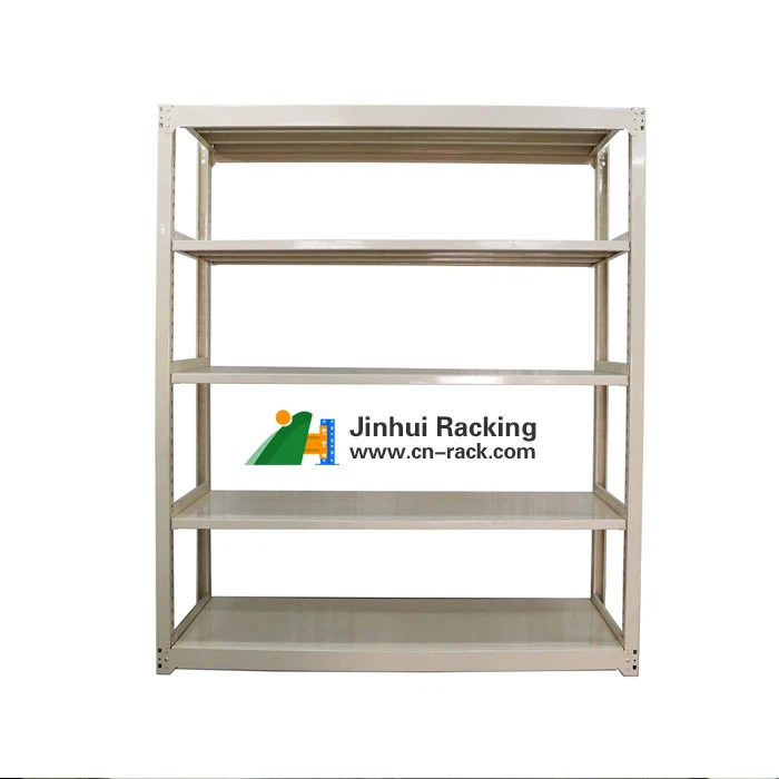 Estantería de servicio mediano con estantes sin pernos de placa de acero