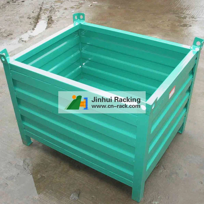 Almacén acero fijo contenedor apilado